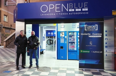 INVIERTE EN CUENCA APOYA LA NUEVA GESTIÓN E INVERSIÓN REALIZADA EN LA LAVANDERÍA OPEN BLUE DE CUENCA